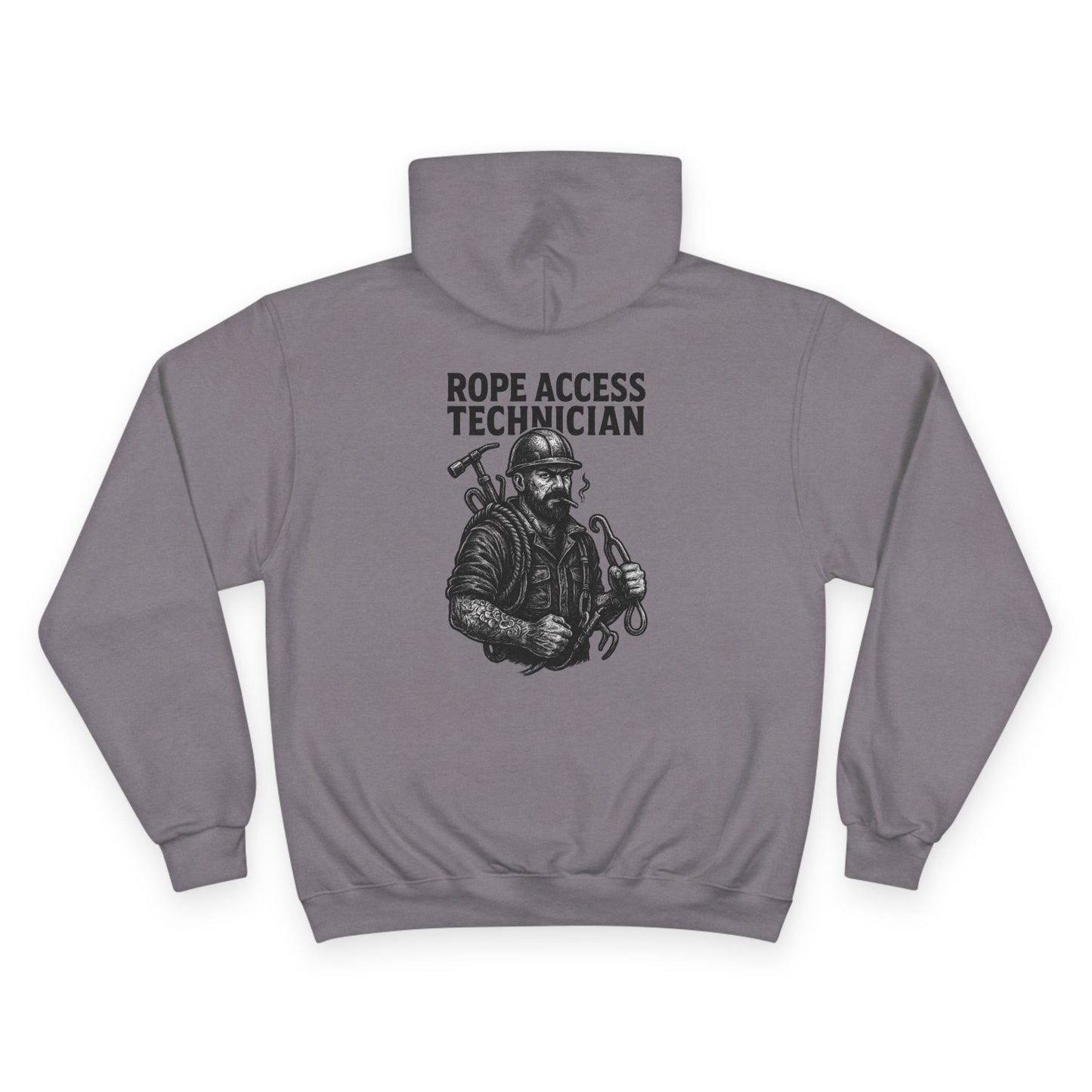 Rope Access Technician Hoodie, Champion Hoodie, Work Apparel, Climbing Gear, Outdoor Adventure, Gift for Rope Technicians