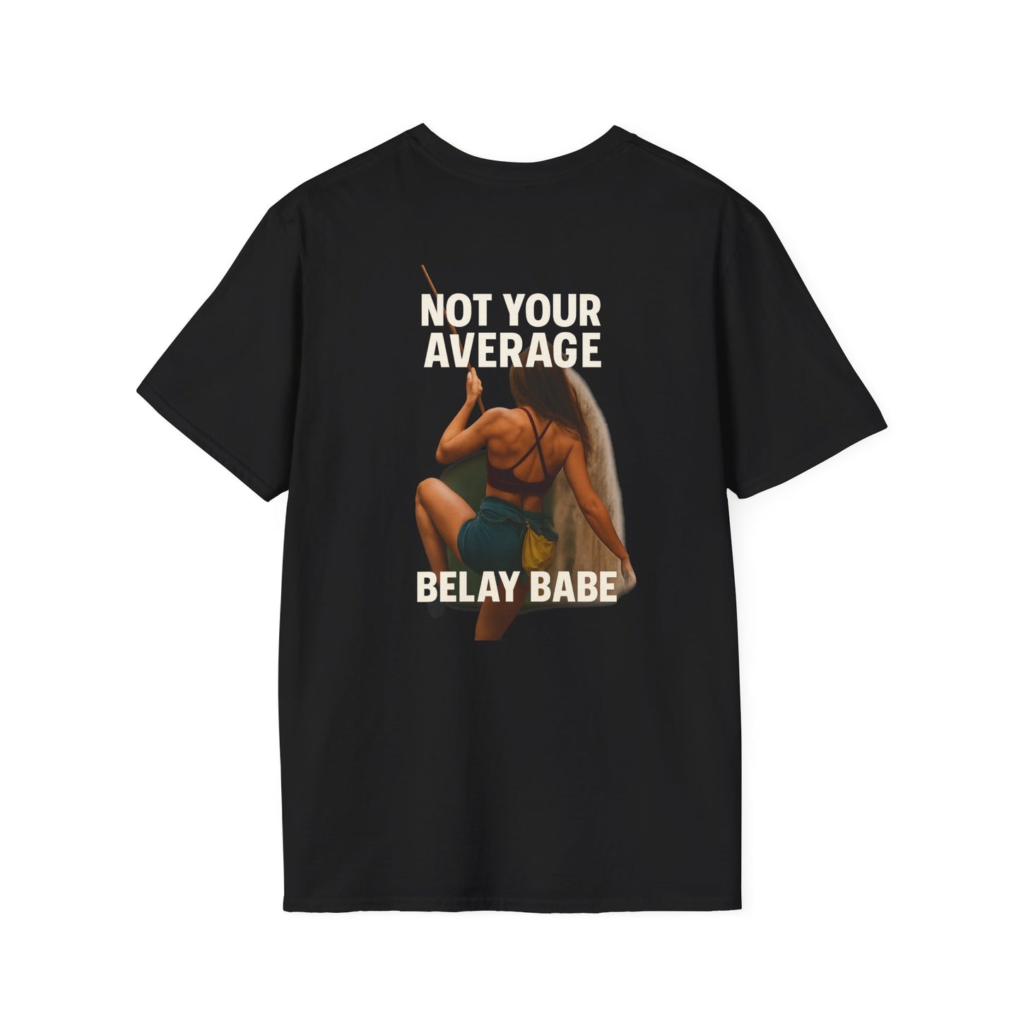 Not Your Average Belay Babe Tee – Climbing Shirt