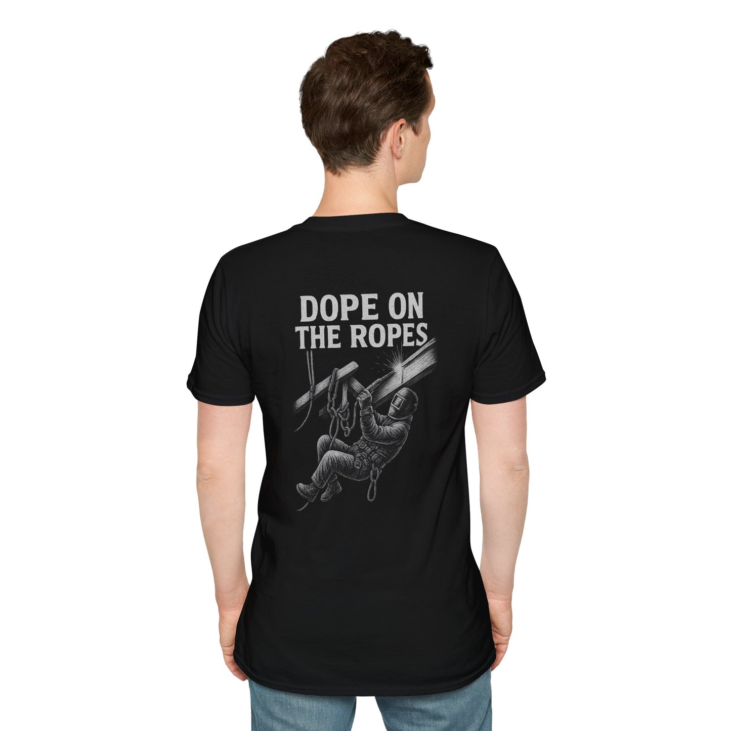 Dope on the Ropes Tee – Rope Tech Streetwear for Climbers & Grit Seekers
