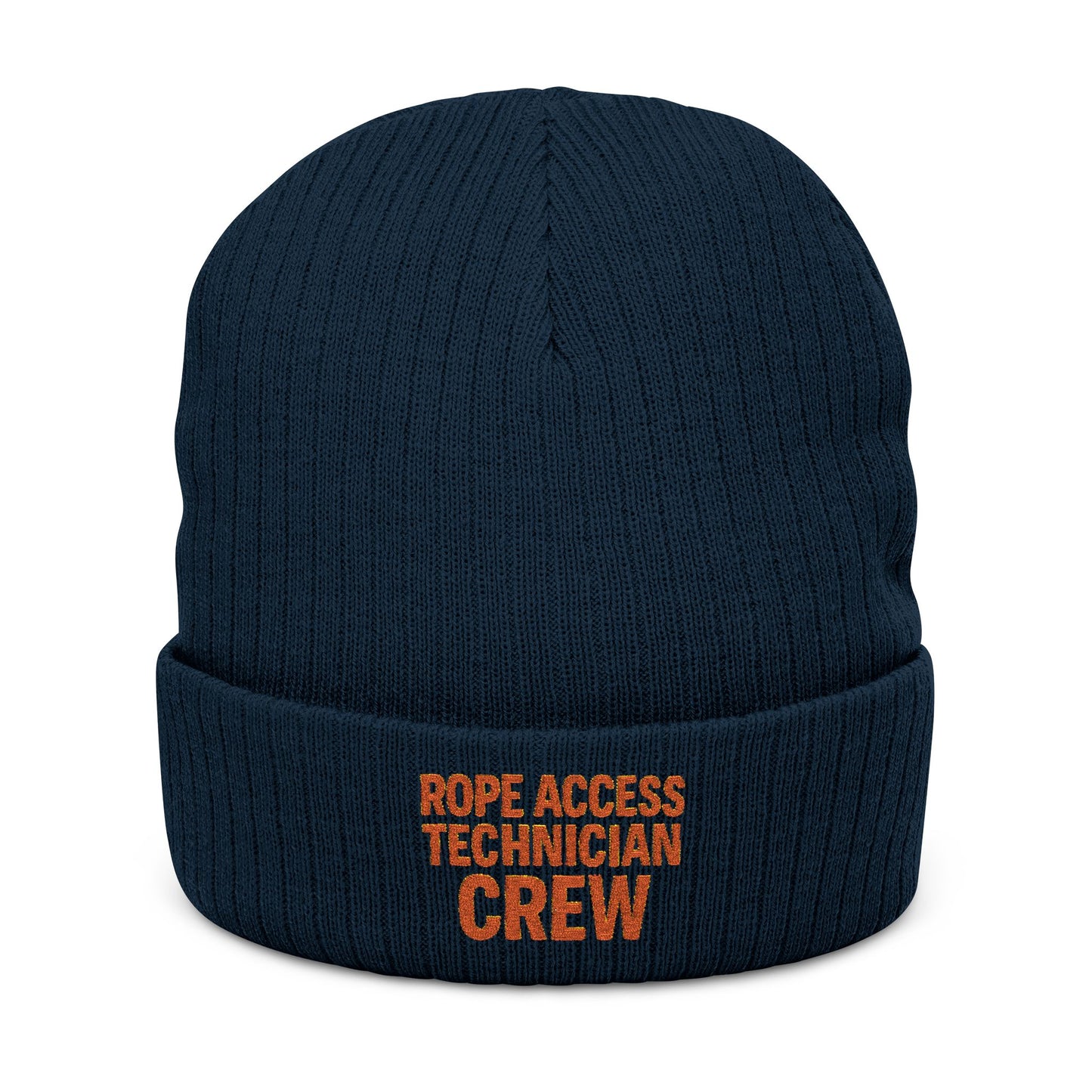 Rope Access Technician Crew Beanie – Ribbed Knit Winter Gear