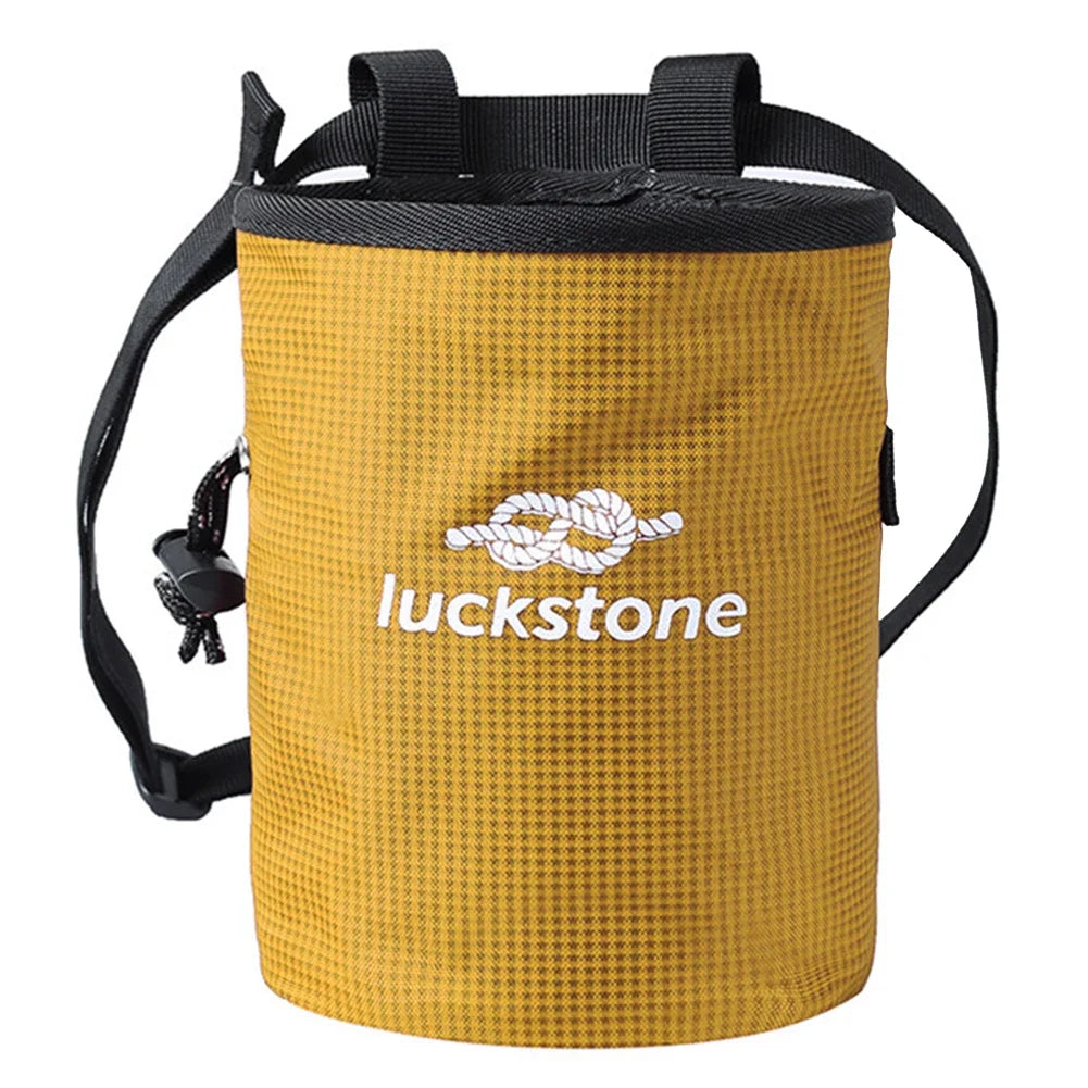 Magnesia Sack Rock Climbing Chalk Bag Waterproof Pocket for Weight Lifting Outdoor Bouldering Magnesia Pouch Climbing Equipment
