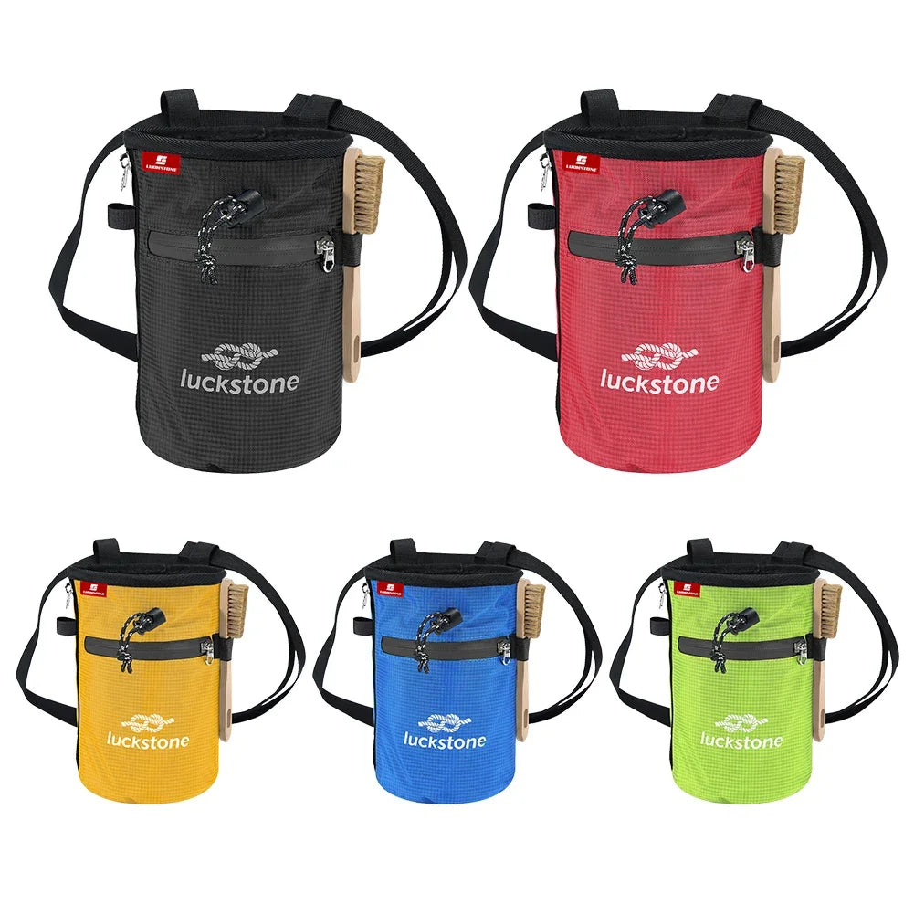 Magnesia Sack Rock Climbing Chalk Bag Waterproof Pocket for Weight Lifting Outdoor Bouldering Magnesia Pouch Climbing Equipment