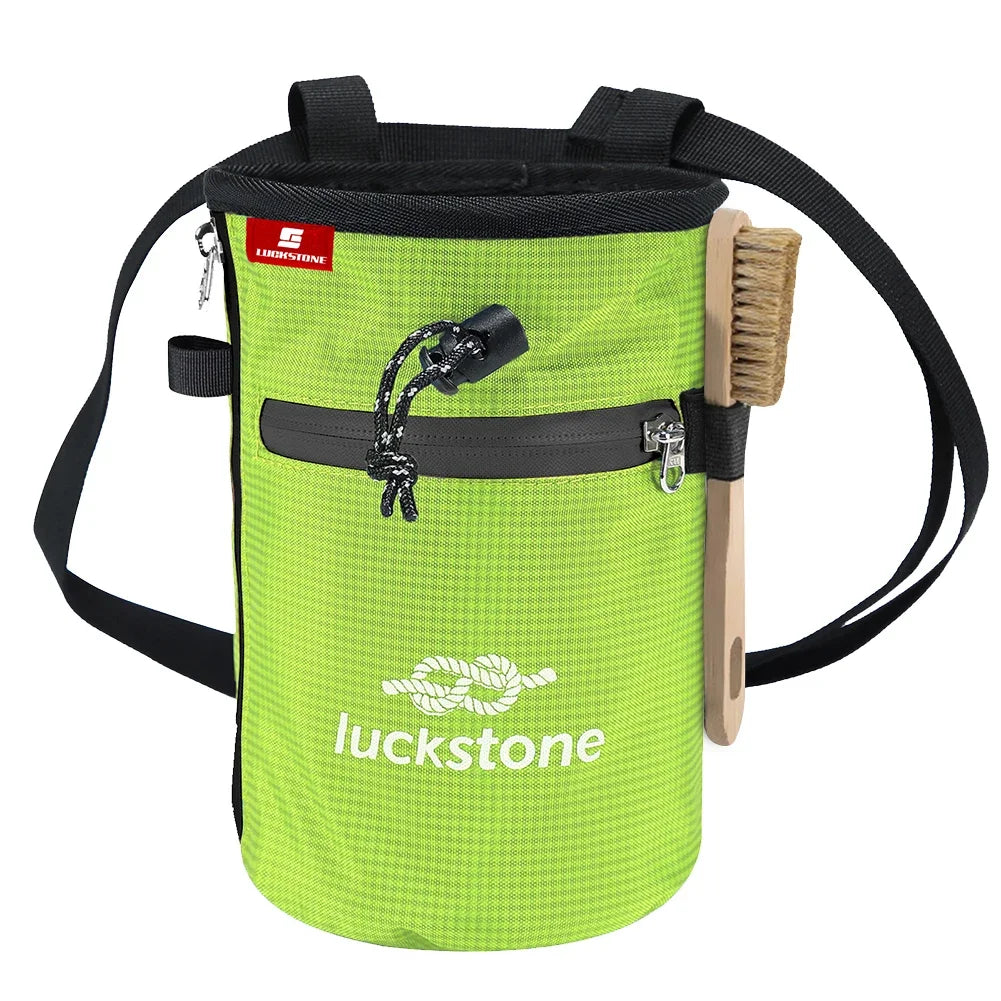 Magnesia Sack Rock Climbing Chalk Bag Waterproof Pocket for Weight Lifting Outdoor Bouldering Magnesia Pouch Climbing Equipment