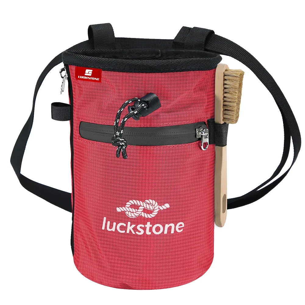 Magnesia Sack Rock Climbing Chalk Bag Waterproof Pocket for Weight Lifting Outdoor Bouldering Magnesia Pouch Climbing Equipment