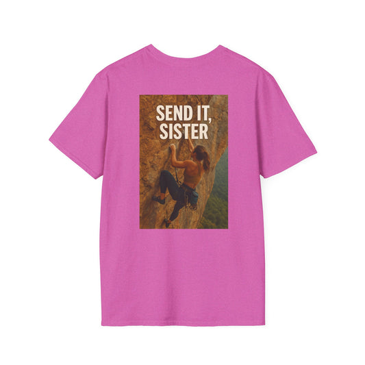 Send It, Sister Tee – Climbing Shirt