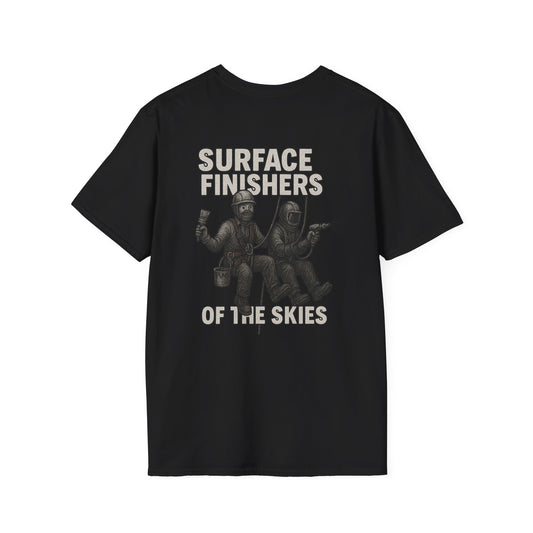 Surface Finishers of the Skies – Rope Access Blaster/Painter T-Shirt