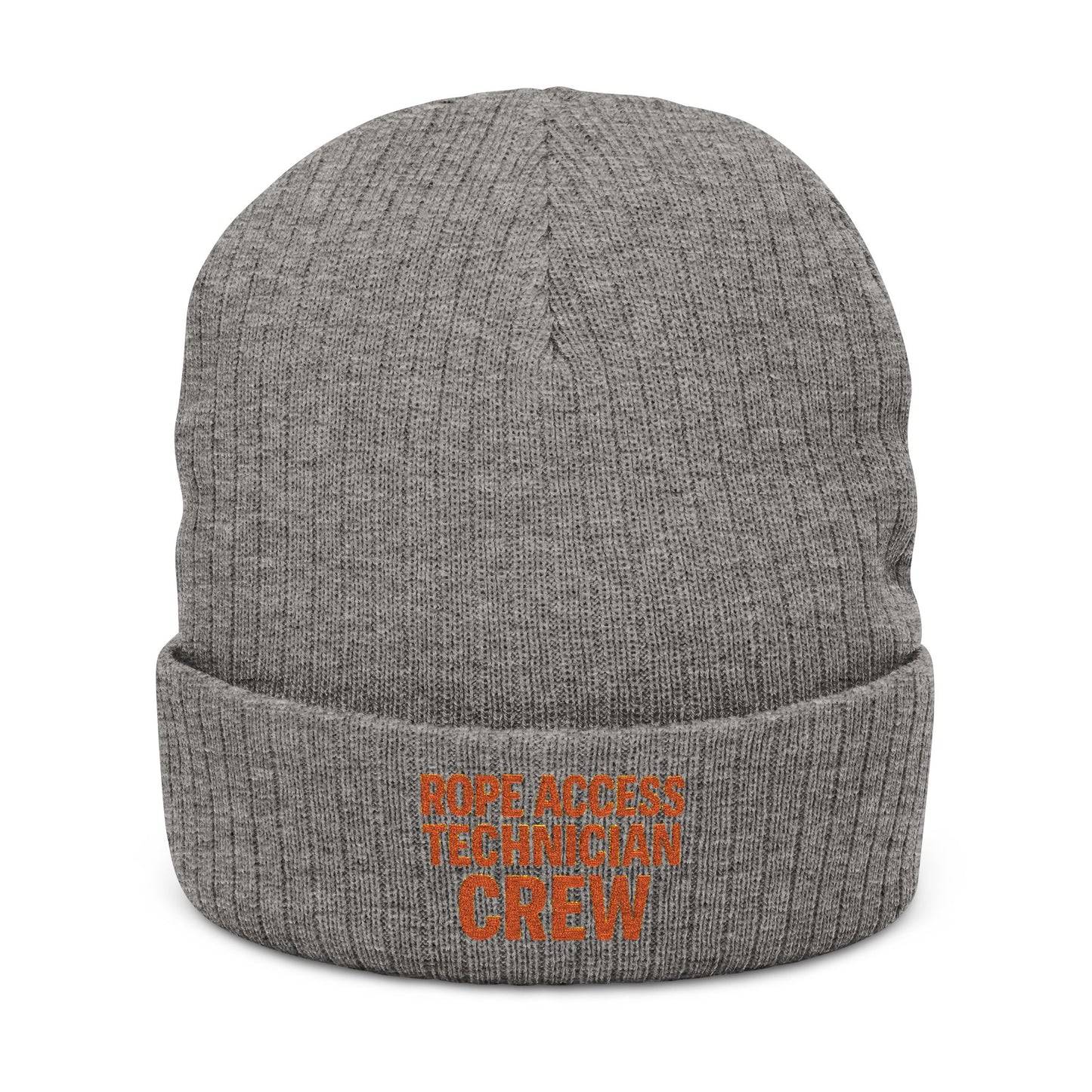 Rope Access Technician Crew Beanie – Ribbed Knit Winter Gear
