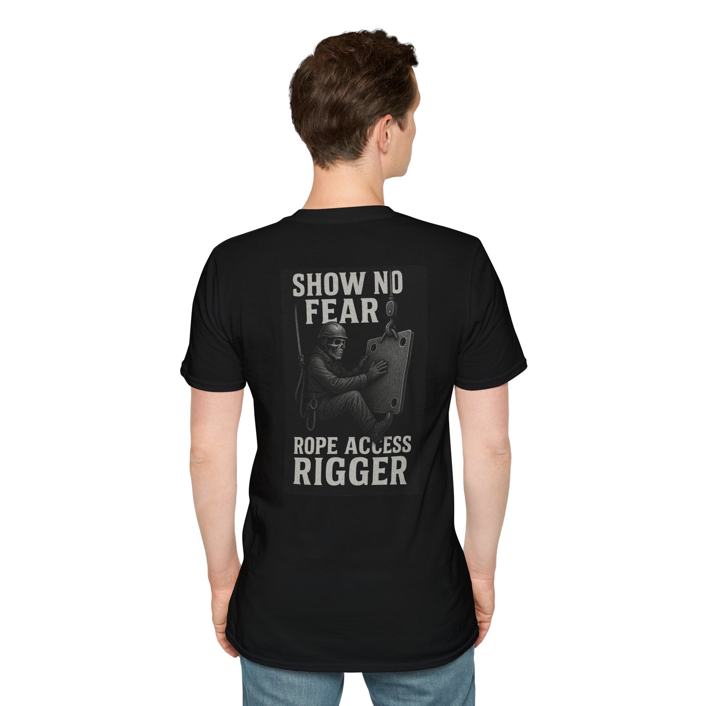 “Show No Fear” Rope Access Rigger Tee – Grit Meets Gravity