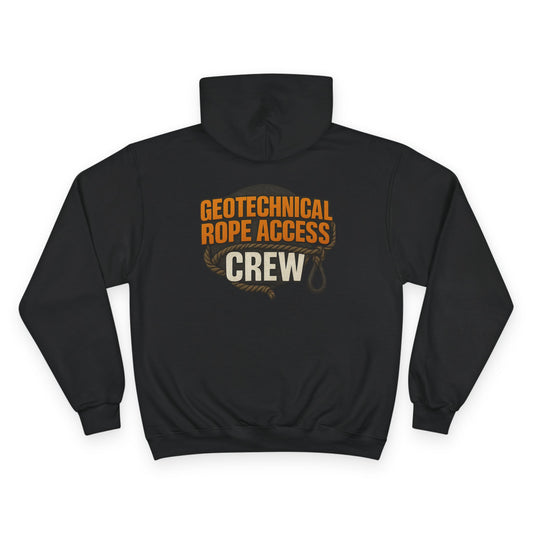 Geotech Crew Hoodie – Hang Tough, Dig Deeper