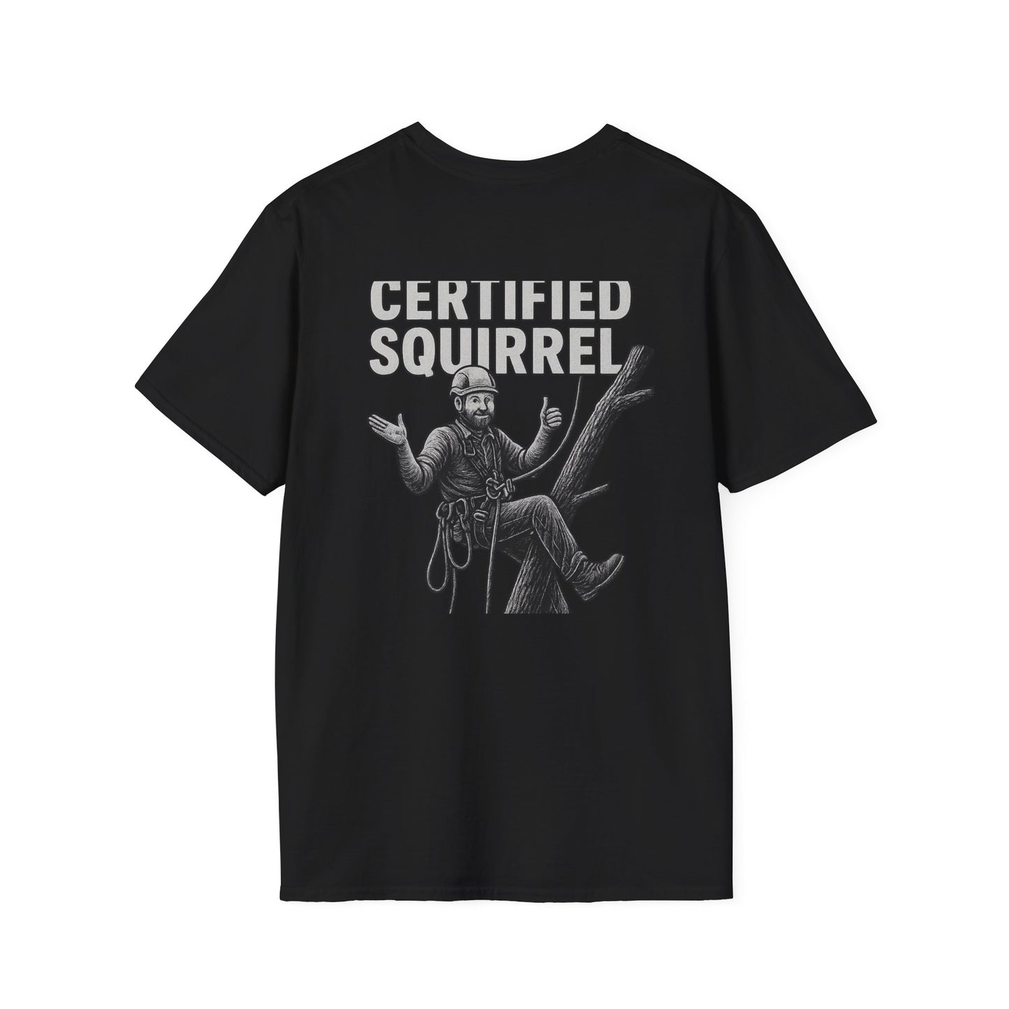 Certified Squirrel – Funny Tree Climber Unisex T-Shirt