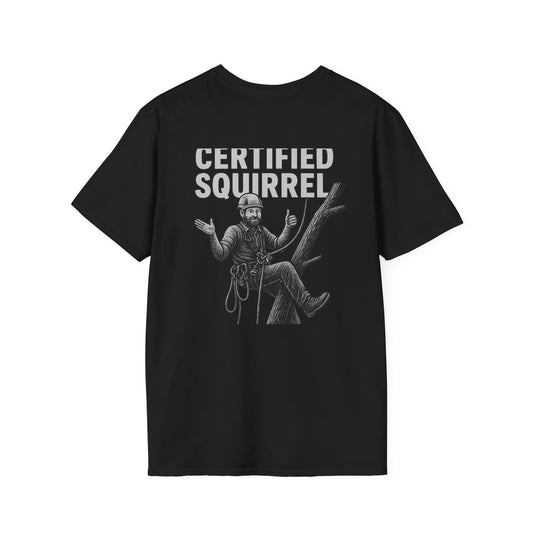 Certified Squirrel – Funny Tree Climber Unisex T-Shirt