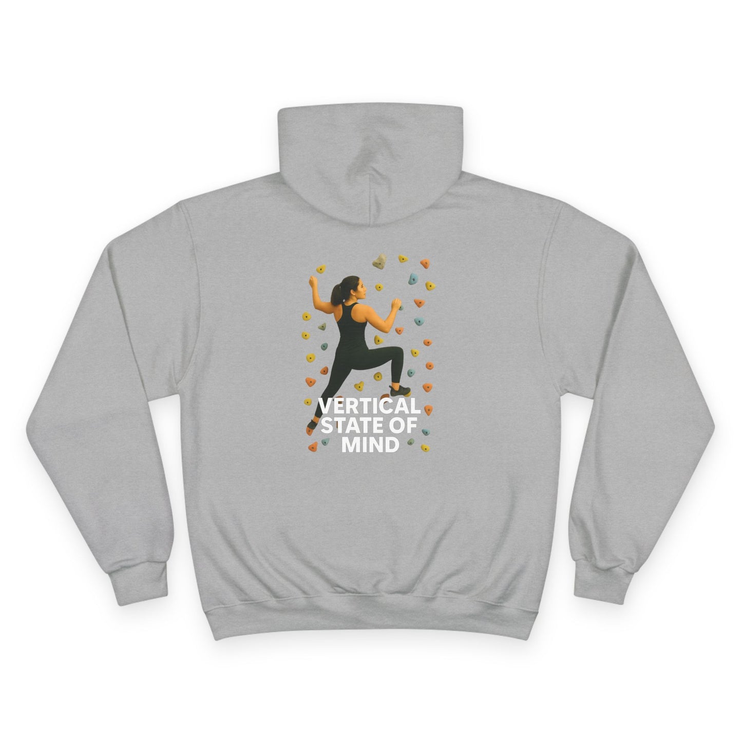Vertical State of Mind Hoodie – Climbing Sweatshirt for Crag Lovers, Gym Bouldering Fans & Peak Chasers
