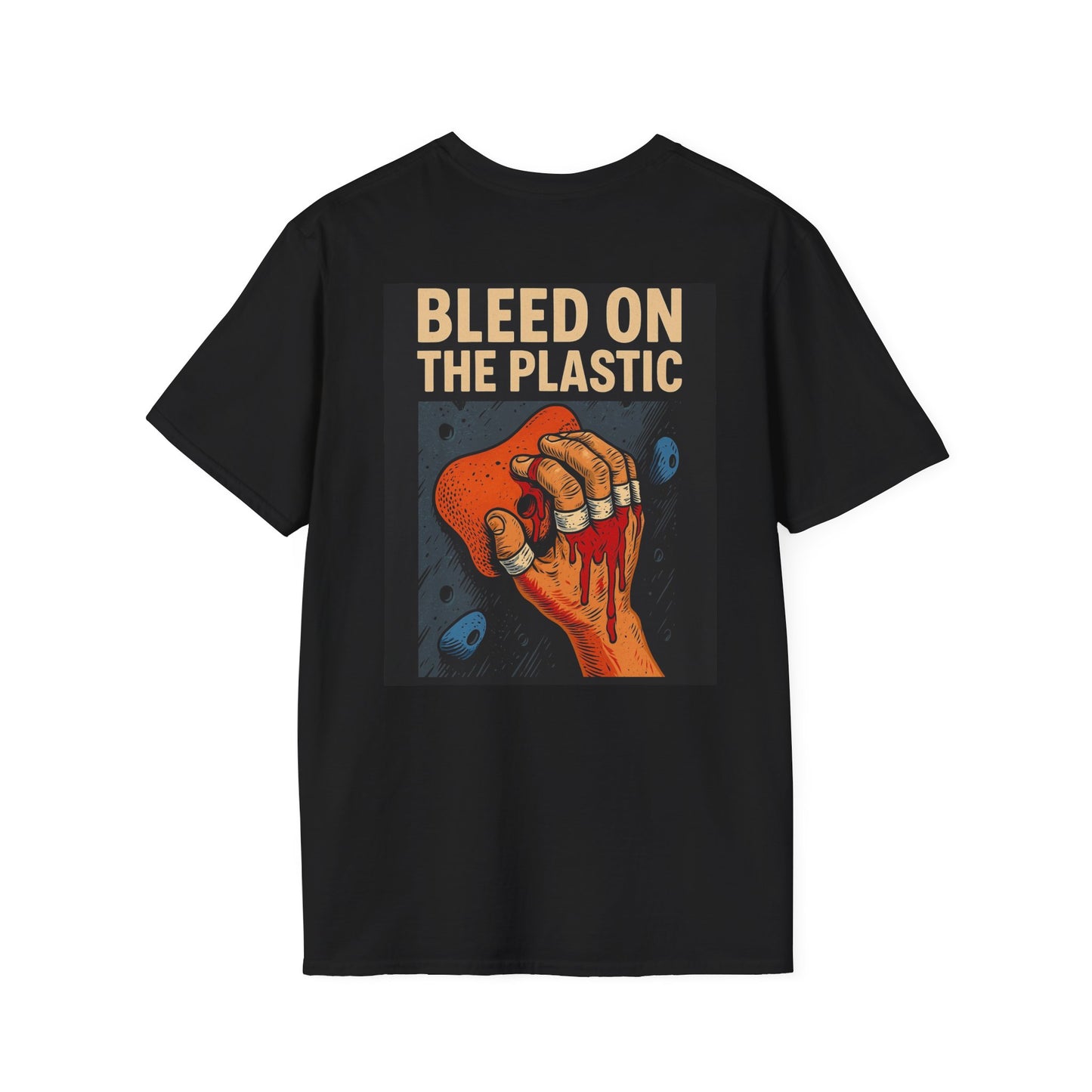 Bleed on the Plastic Tee – Unisex Softstyle Graphic Shirt
