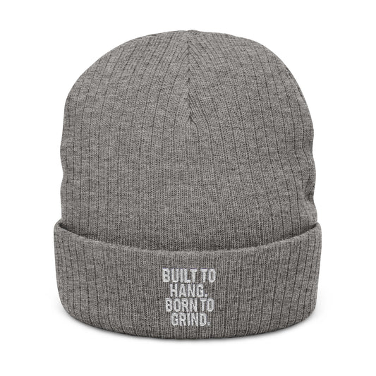 Cozy Ribbed Knit Beanie - Perfect for Winter, Birthdays, and Casual Everyday Wear, Gift for Him/Her, Embroidered Cap