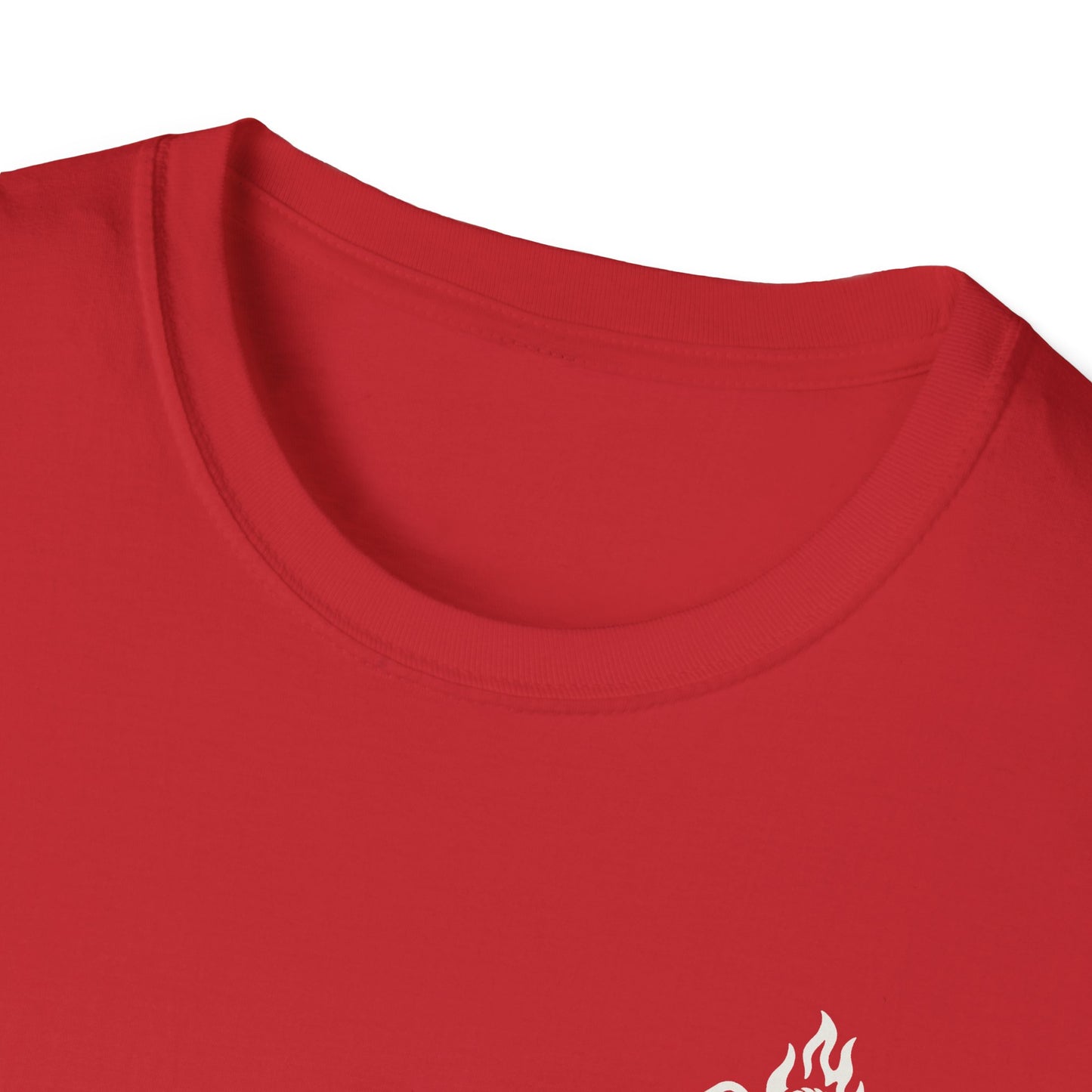 Cliffside Living. Rope-Born Grit.” (White Shirt – Male Climber)