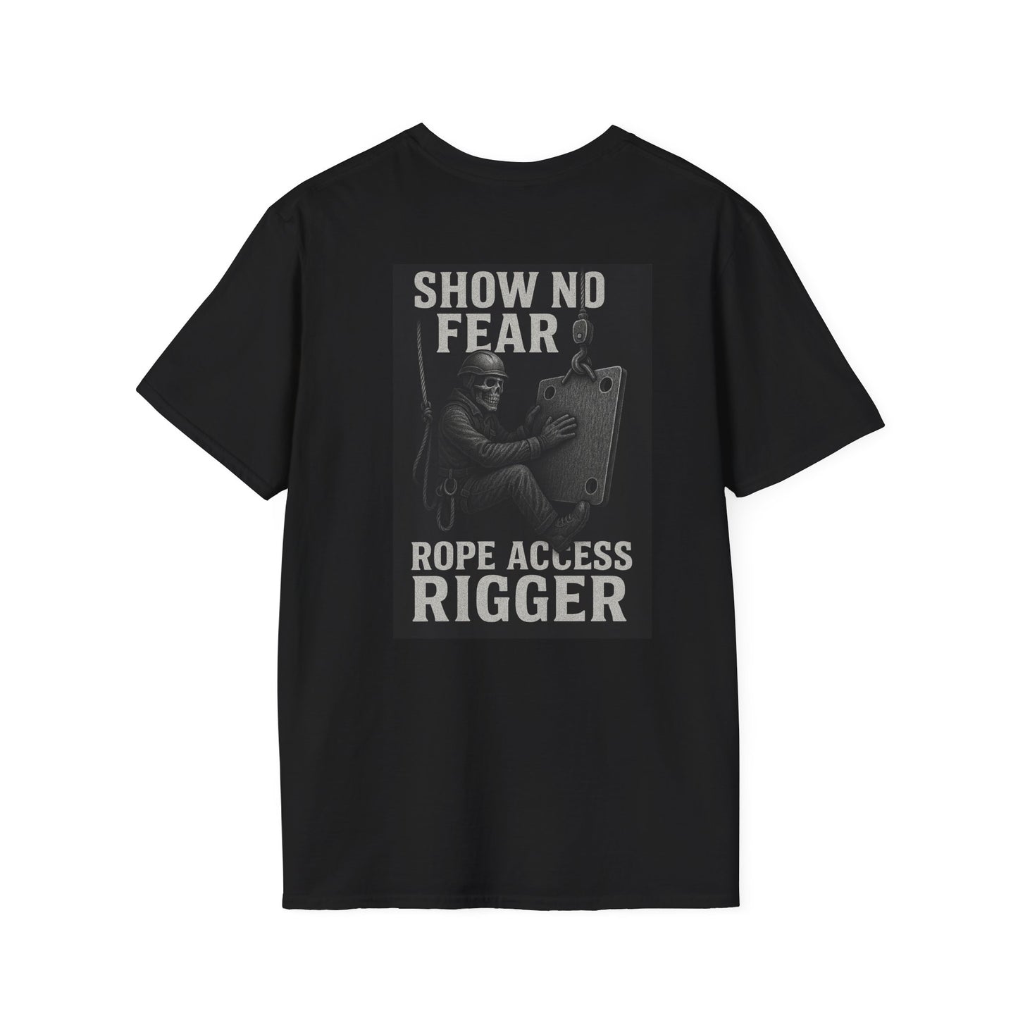 “Show No Fear” Rope Access Rigger Tee – Grit Meets Gravity