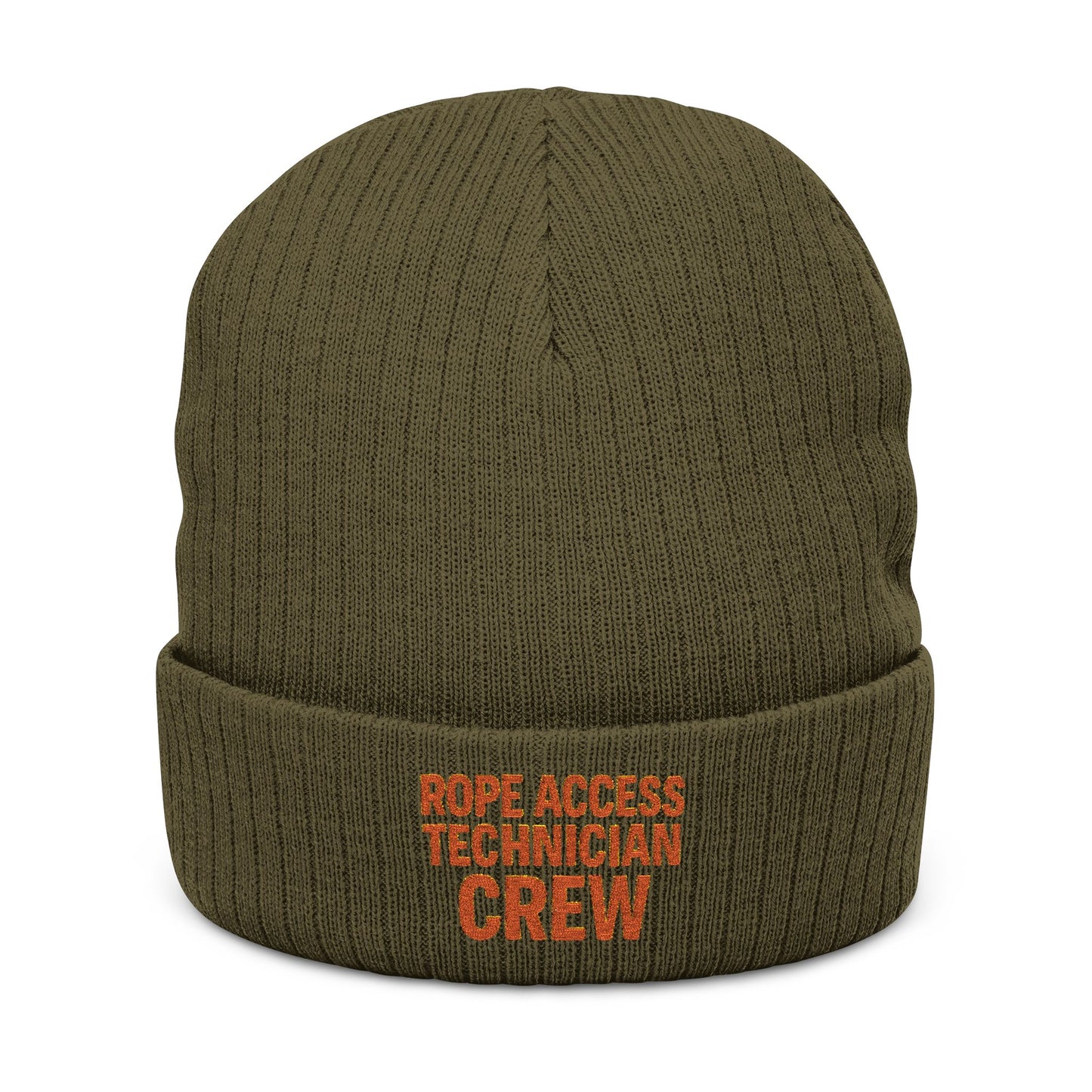 Rope Access Technician Crew Beanie – Ribbed Knit Winter Gear