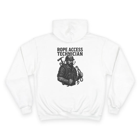 Rope Access Technician Hoodie, Champion Hoodie, Work Apparel, Climbing Gear, Outdoor Adventure, Gift for Rope Technicians