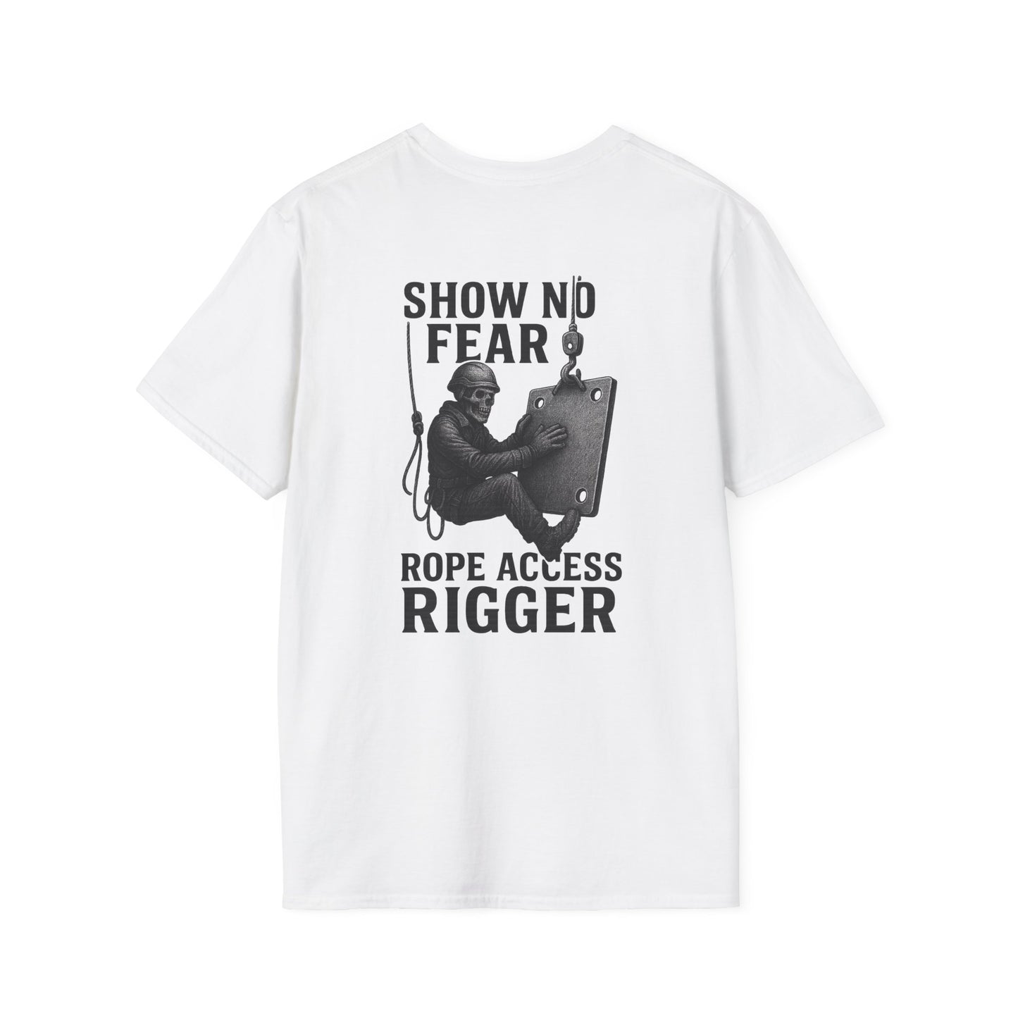 “Show No Fear” Rope Access Rigger Tee – Grit Meets Gravity