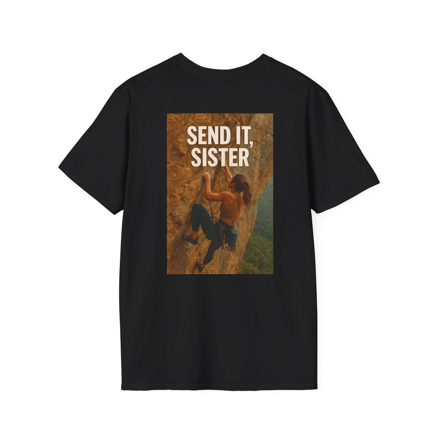 Send It, Sister Tee – Climbing Shirt