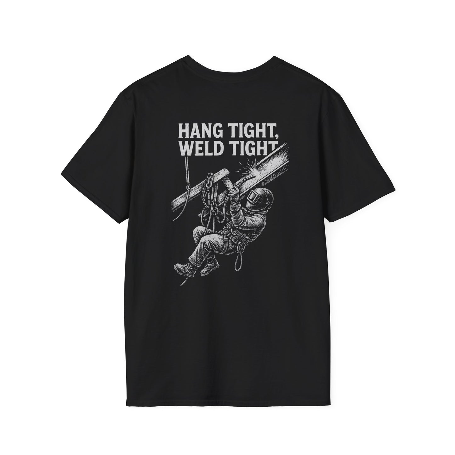 Hang Tight, Weld Tight – Rope Access Boilermaker Tee