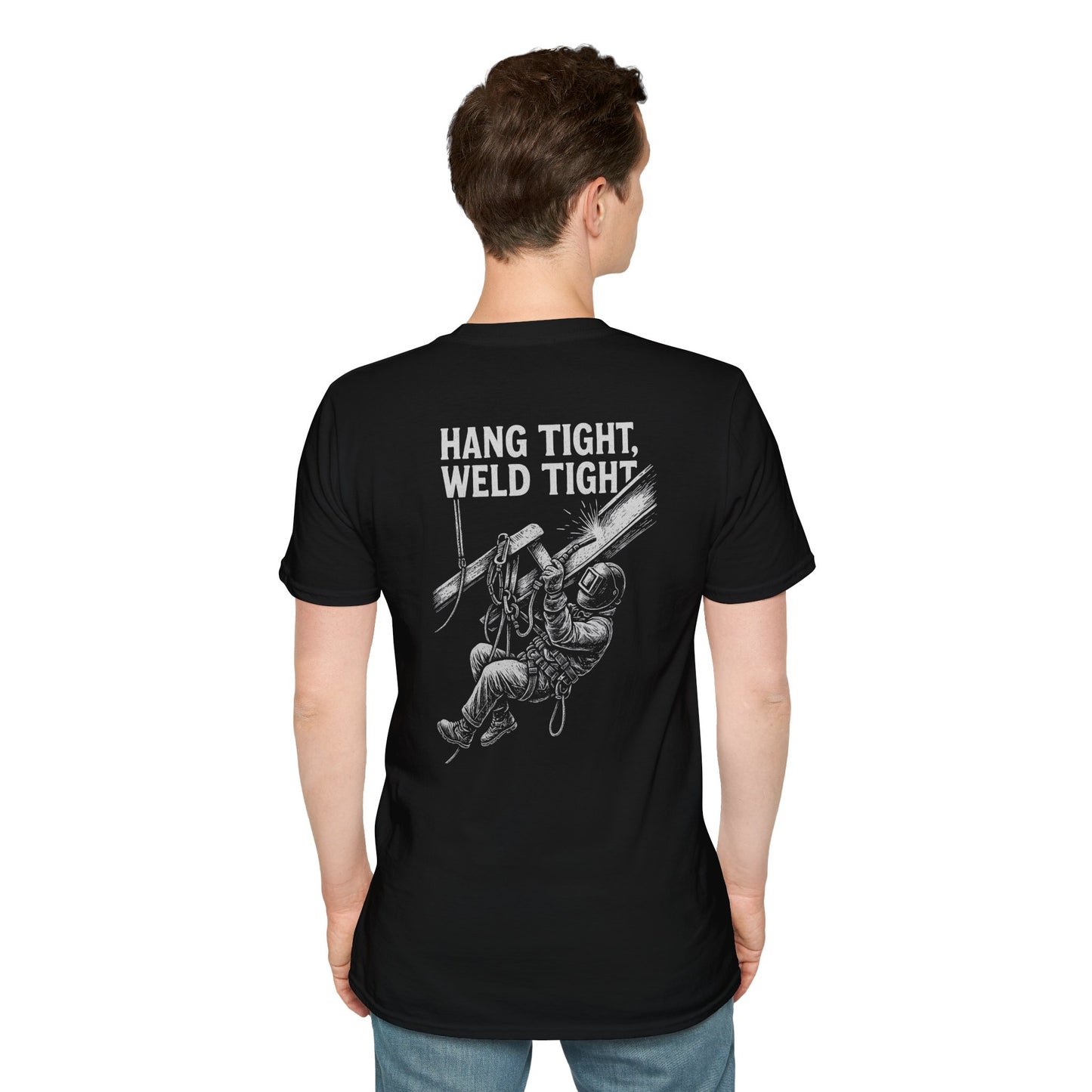 Hang Tight, Weld Tight – Rope Access Boilermaker Tee