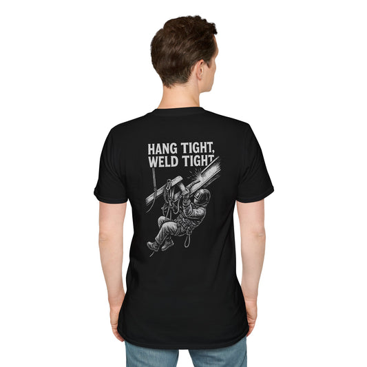 Hang Tight, Weld Tight – Rope Access Boilermaker Tee