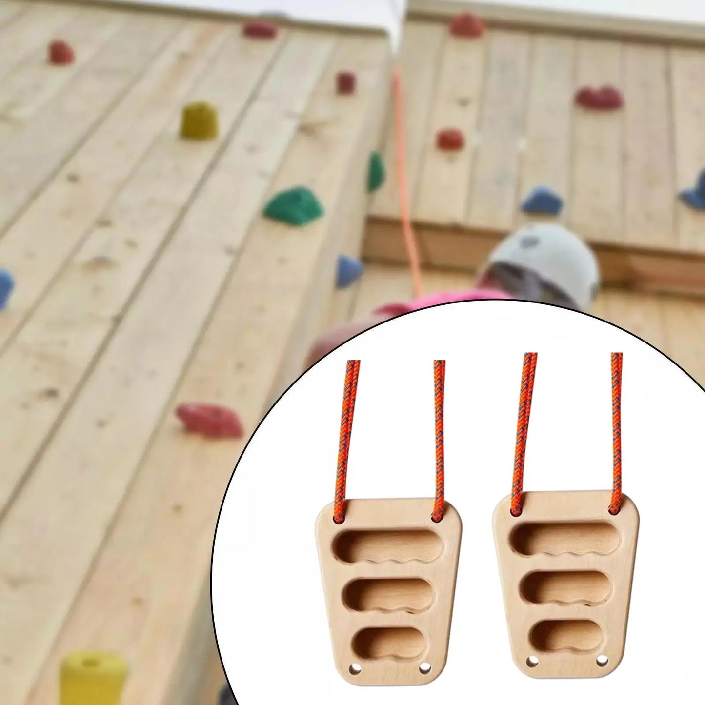 Wood Climbing Hangboard Rock Climbing Training Board Hand Grip Strengthener Training Gear for Adults Athletes Practice