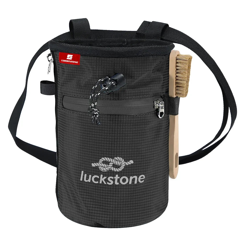 Magnesia Sack Rock Climbing Chalk Bag Waterproof Pocket for Weight Lifting Outdoor Bouldering Magnesia Pouch Climbing Equipment