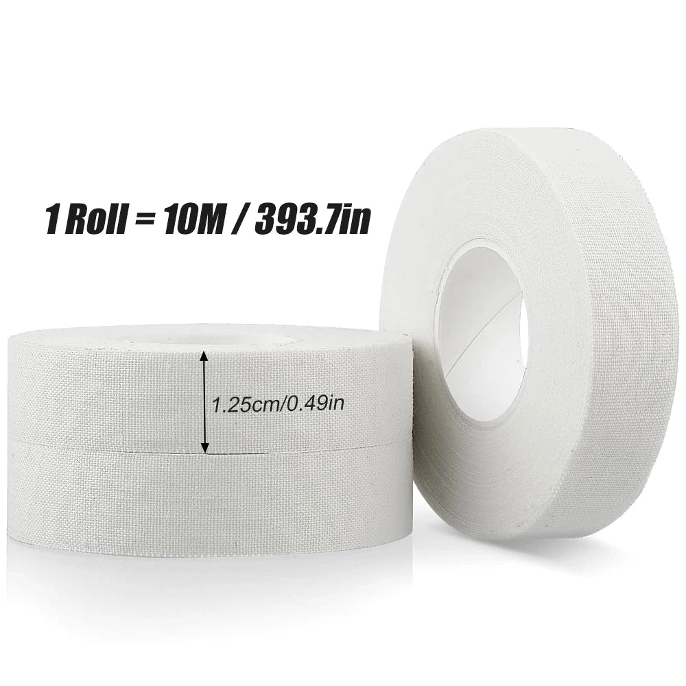 1Roll White Finger Tape BJJ - 1.25 CM x  10 Meters Sweat Resistant Climbing Tape For Bouldering,  Sports - Strong Adhesive Tape