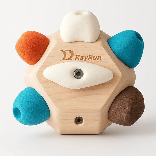 Finger Rock Climbing Ball，Finger Boulder Block Rock Climbing Training Set ，20 Resin Holds, Wooden Boulder Block ball, Tools