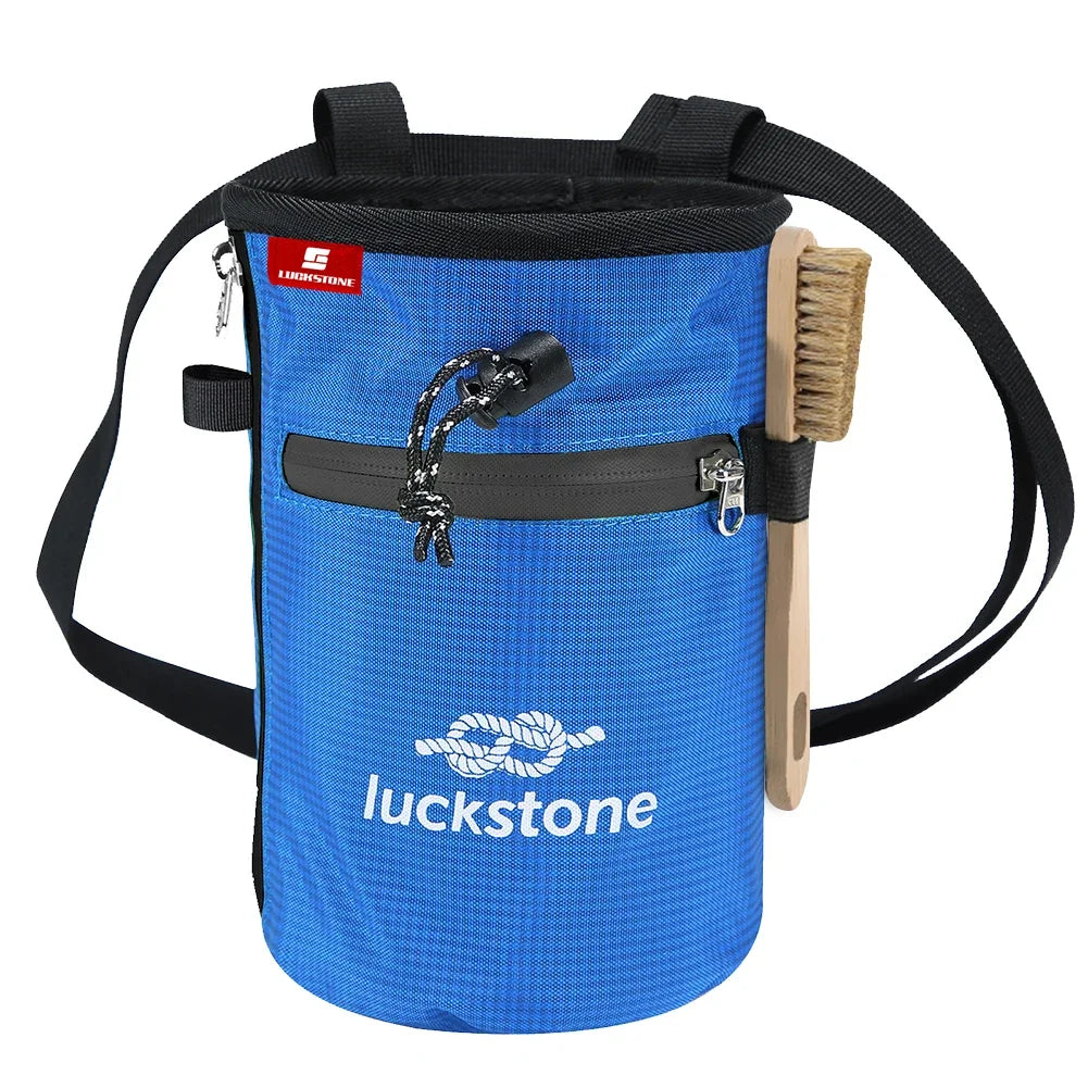 Magnesia Sack Rock Climbing Chalk Bag Waterproof Pocket for Weight Lifting Outdoor Bouldering Magnesia Pouch Climbing Equipment