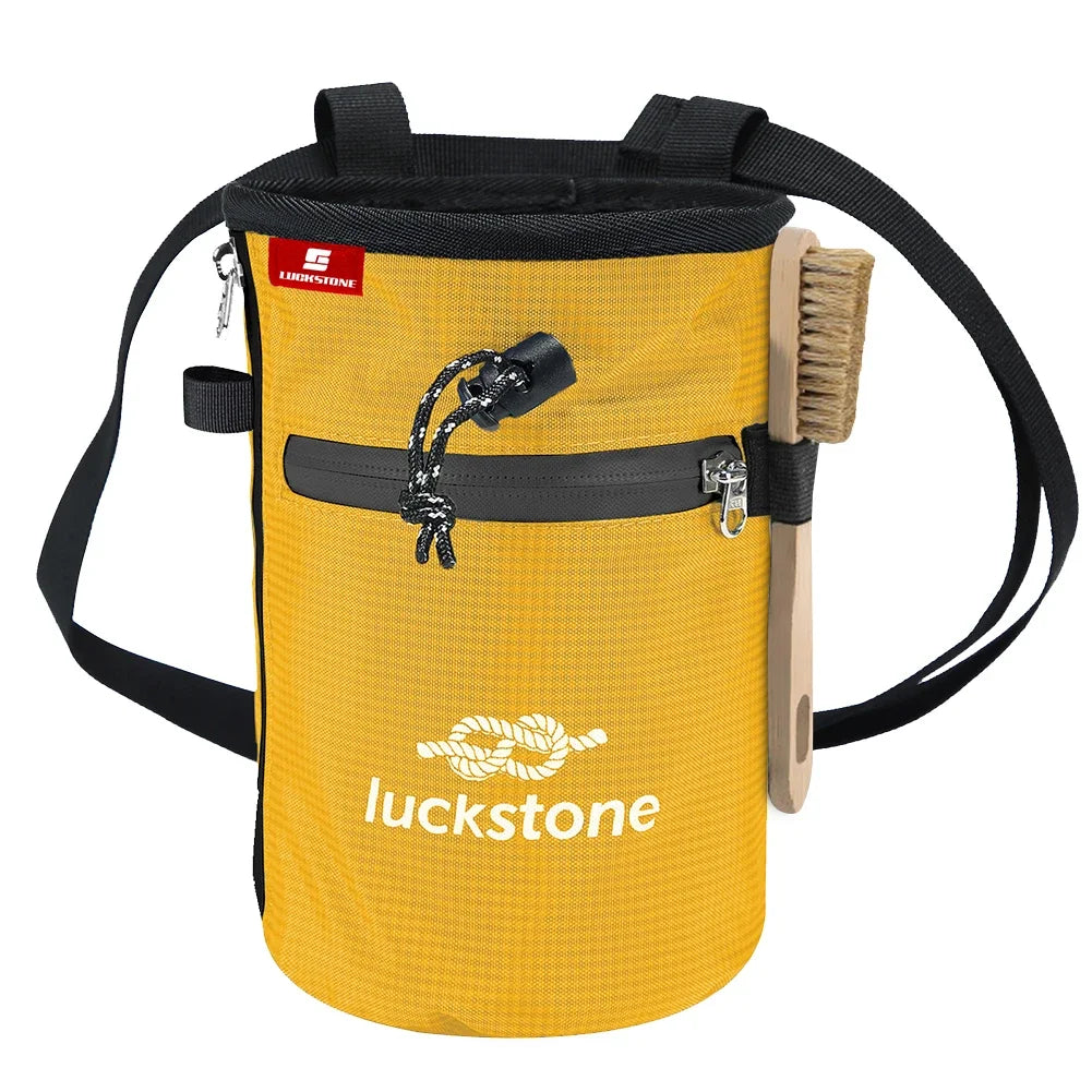 Magnesia Sack Rock Climbing Chalk Bag Waterproof Pocket for Weight Lifting Outdoor Bouldering Magnesia Pouch Climbing Equipment