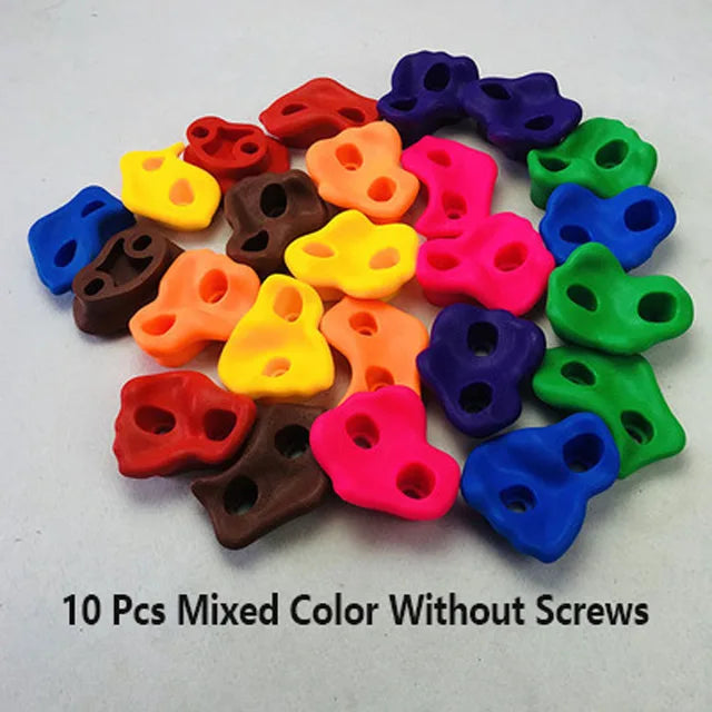 Toys For Children Kids Rock Climbing Wall Holds Games Children Wood Wall Climbing Stones Toys Child Playground Outdoor playset