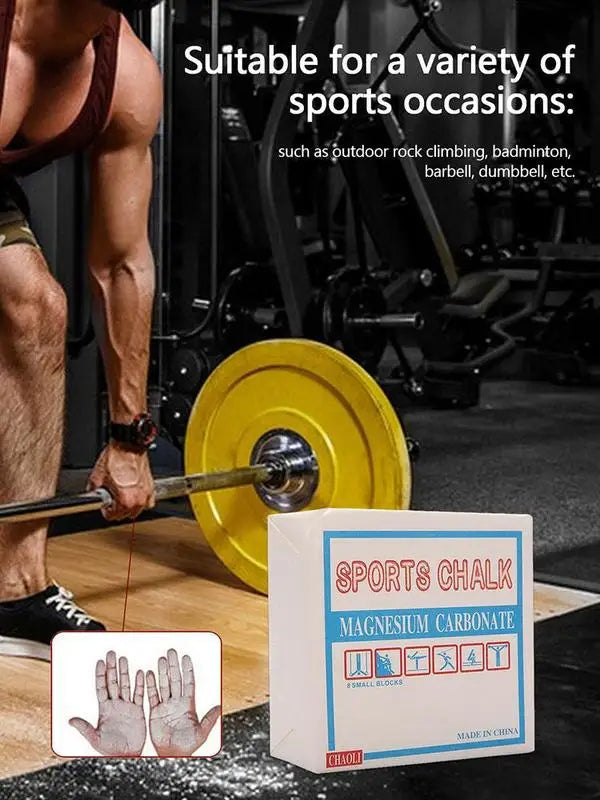 Anti-skid Weightlifting Magnesium Powder Sports Chalk Block Rock Climbing Gymnastics Dumbbells Gym Equipme Non-slip Chalk