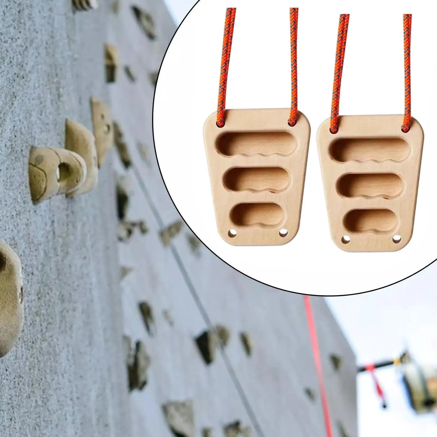 Wood Climbing Hangboard Rock Climbing Training Board Hand Grip Strengthener Training Gear for Adults Athletes Practice