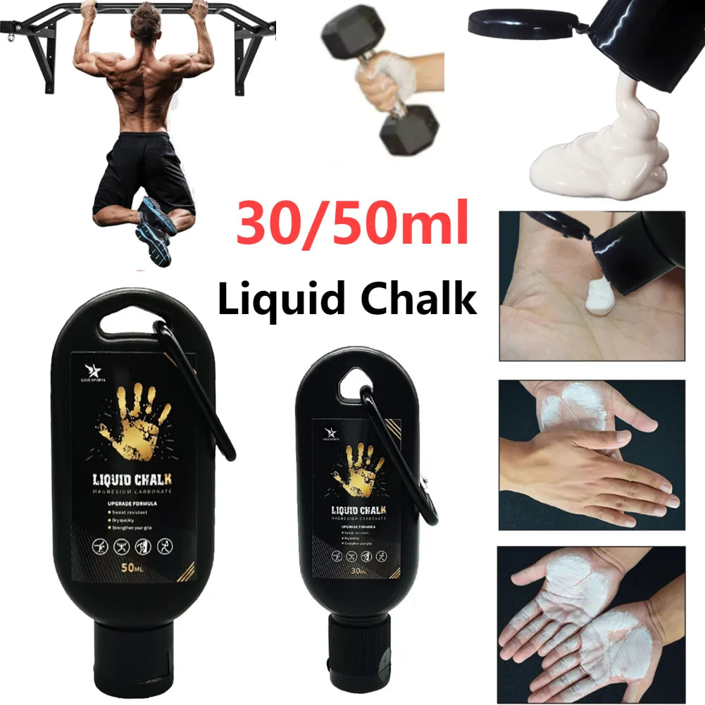 30/50ml Liquid Chalk Anti-Slip Sport Magnesium Powder Liquid Magnesium Powder Gymnastics Magnesium Powder for Gym Rock Climbing